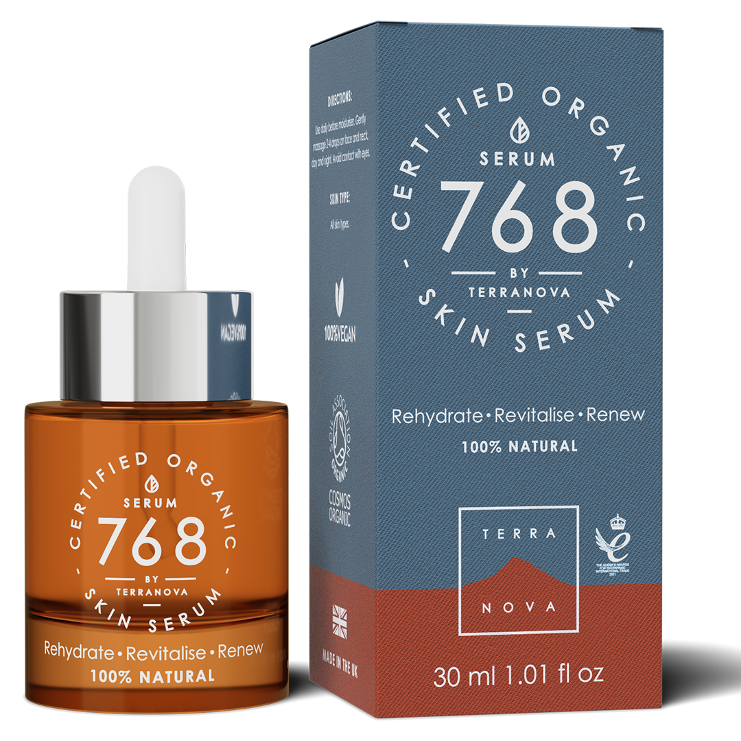 Organic Skin Serum flesje, biologische huidverzorging, Terranova Benelux product