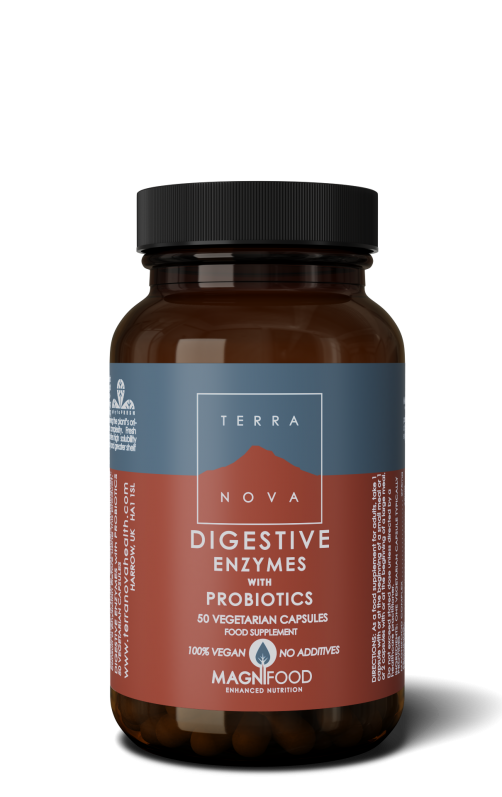 Digestive Enzymes met Probiotica | 50 capsules