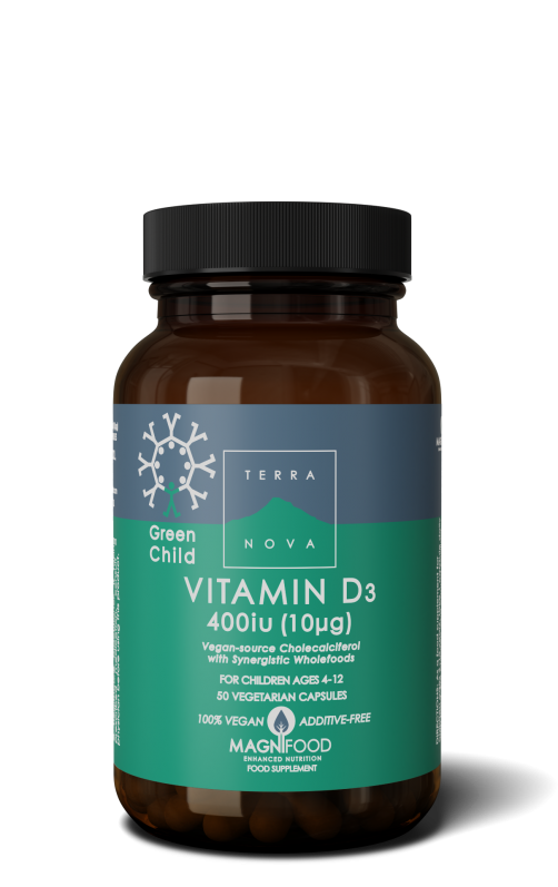 Green Child Vitamine D3 400iu | 50 capsules