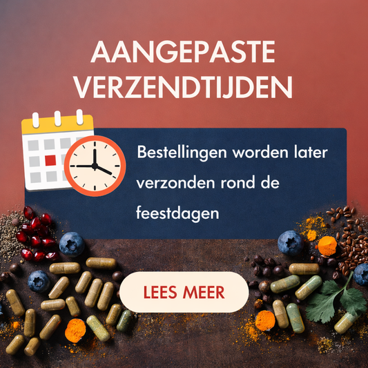 Aangepaste verzendtijden rond de feestdagen