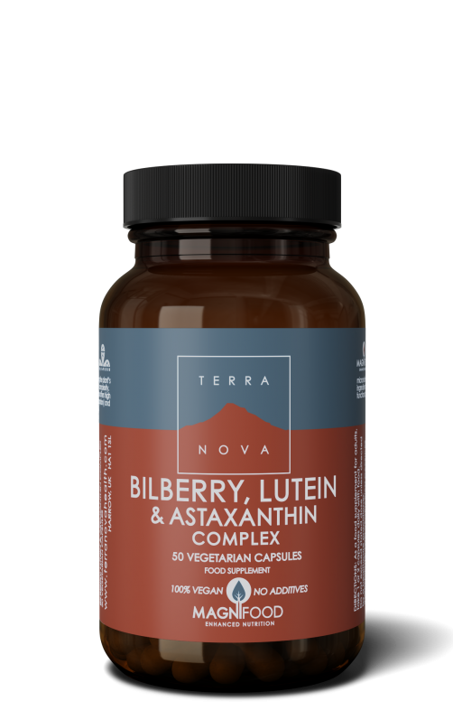 Bilberry, Lutein & Astaxanthin Complex | 50 capsules
