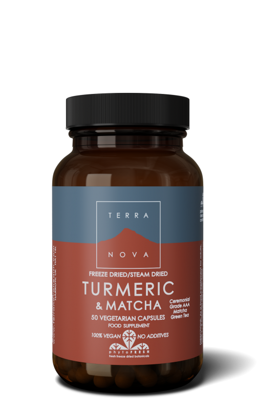 Turmeric & Matcha (Kurkuma en Matcha) | 50 capsules