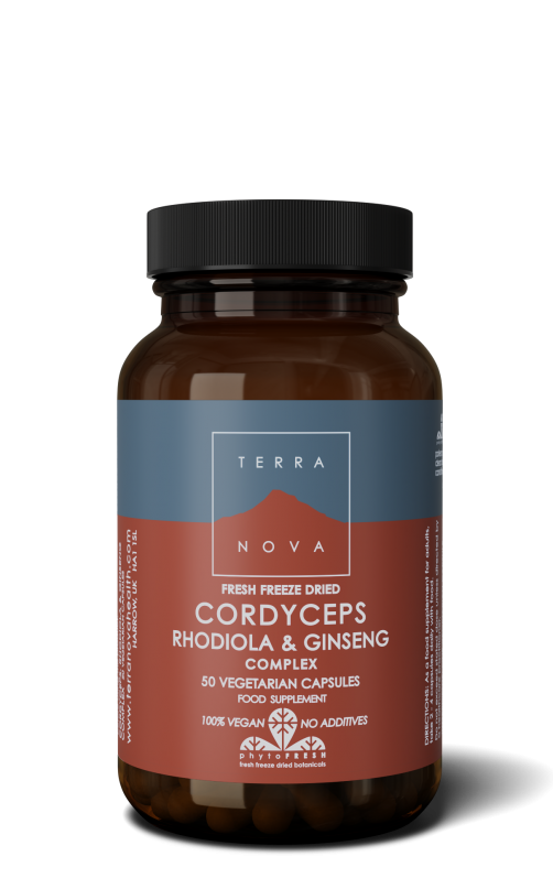 Cordyceps, Rhodiola & Ginseng | 50 capsules
