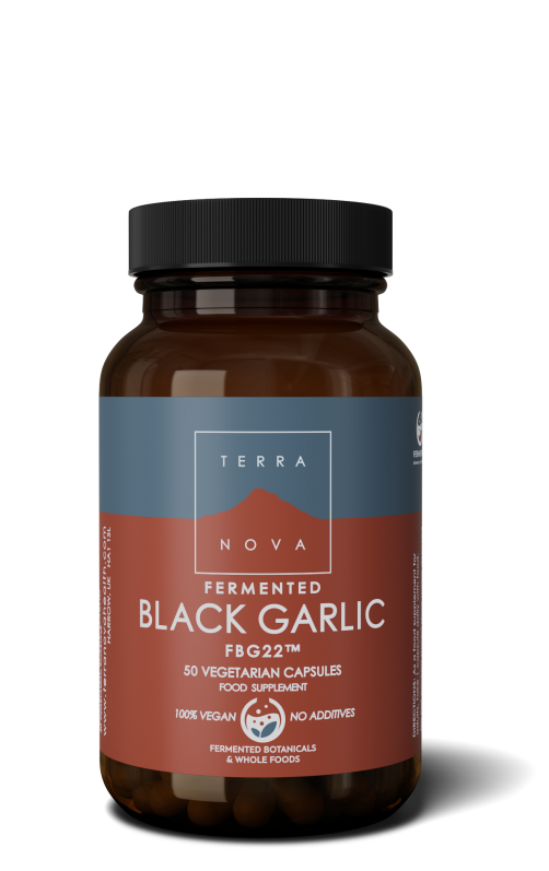 Fermented Black Garlic (FBG22) 300mg | 50 capsules