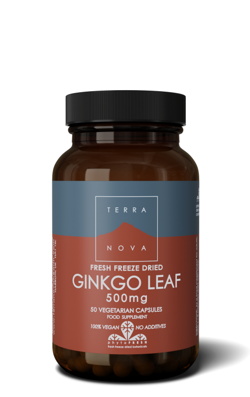 Ginkgo Leaf 500mg | 50 capsules
